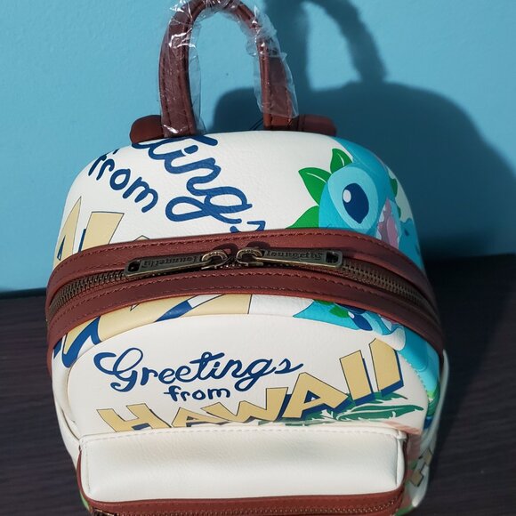 NWT Loungefly Disney Lilo & Stitch Aloha Mini Backpack - Picture 6 of 7